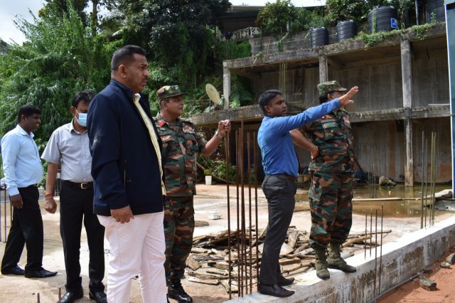Field visit to affected areas in Ambagamuwa Korale Divisional secretariat Division